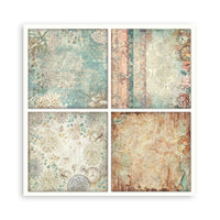 Gardens of Time - Stamperia Single-Sided Paper Pad 8"X8" 22/Pkg