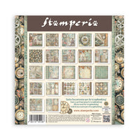 Gardens of Time - Stamperia Single-Sided Paper Pad 8"X8" 22/Pkg
