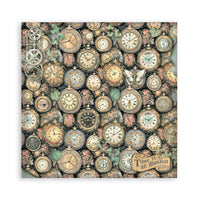 Gardens of Time - Stamperia Single-Sided Paper Pad 8"X8" 22/Pkg