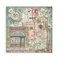 Gardens of Time - Stamperia Single-Sided Paper Pad 8"X8" 22/Pkg