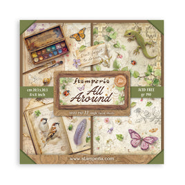All Around - Stamperia Single-Sided Paper Pad 8"X8" 22/Pkg