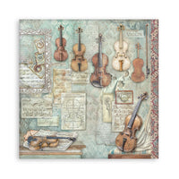 Symphony - Stamperia 8x8 Paper Pack (22Sheets)