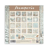 White Christmas - Scrapbooking Printed Pad For Art And Craft 22 Sheets cm 20.3x20.3 (8"x8") Single Face