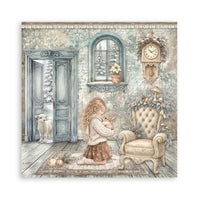 White Christmas - Scrapbooking Printed Pad For Art And Craft 22 Sheets cm 20.3x20.3 (8"x8") Single Face