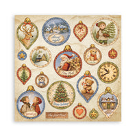 Silent Night - Scrapbooking Printed Pad For Art And Craft 22 Sheets cm 20.3x20.3 (8"x8") Single Face