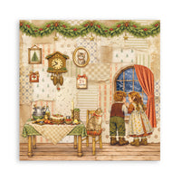 Silent Night - Scrapbooking Printed Pad For Art And Craft 22 Sheets cm 20.3x20.3 (8"x8") Single Face