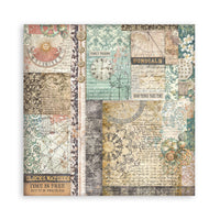 Gardens of Time -Single Sided Paper Pad 12"x12" 22/Pkg