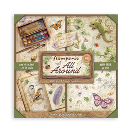 All Around - Stamperia Single-Sided Paper Pad 12"x12" 22/Pkg