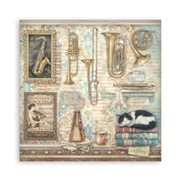 Symphony - Stamperia 12x12 Paper Pack (22 Sheets)
