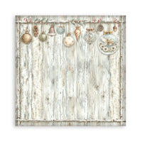 White Christmas - Scrapbooking Printed Pad For Art And Craft 22 Sheets cm 30.5x30.5 (12"x12") Single Face