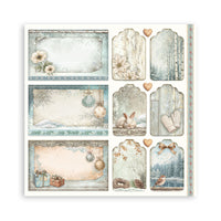 White Christmas - Scrapbooking Printed Pad For Art And Craft 22 Sheets cm 30.5x30.5 (12"x12") Single Face