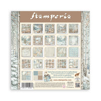 White Christmas - Scrapbooking Printed Pad For Art And Craft 22 Sheets cm 30.5x30.5 (12"x12") Single Face