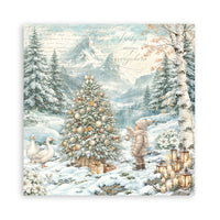White Christmas - Scrapbooking Printed Pad For Art And Craft 22 Sheets cm 30.5x30.5 (12"x12") Single Face
