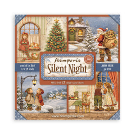 Silent Night - Scrapbooking Printed Pad For Art And Craft 22 Sheets cm 30.5x30.5 (12"x12") Single Face