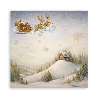 Silent Night - Scrapbooking Printed Pad For Art And Craft 22 Sheets cm 30.5x30.5 (12"x12") Single Face