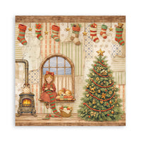 Silent Night - Scrapbooking Printed Pad For Art And Craft 22 Sheets cm 30.5x30.5 (12"x12") Single Face