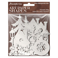 Christmas - Art Paper Shapes Laser Cut