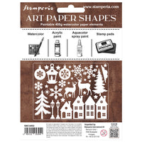 Christmas - Art Paper Shapes Laser Cut