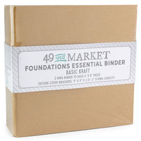 49 and Market - Foundations Collection - Foundations Essential Binder - Basic Kraft