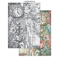 Gardens of Time - Stamperia Junk Journal Stickers, Cut-outs & Backgrounds