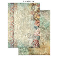 Gardens of Time - Stamperia Junk Journal Stickers, Cut-outs & Backgrounds