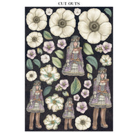Gardens of Time - Stamperia Junk Journal Stickers, Cut-outs & Backgrounds