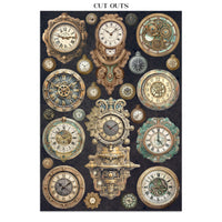 Gardens of Time - Stamperia Junk Journal Stickers, Cut-outs & Backgrounds