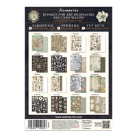 Gardens of Time - Stamperia Junk Journal Stickers, Cut-outs & Backgrounds