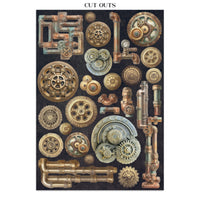 Gardens of Time - Stamperia Junk Journal Stickers, Cut-outs & Backgrounds