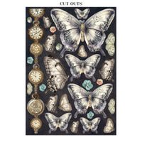 Gardens of Time - Stamperia Junk Journal Stickers, Cut-outs & Backgrounds