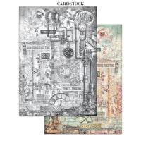 Gardens of Time - Stamperia Junk Journal Stickers, Cut-outs & Backgrounds