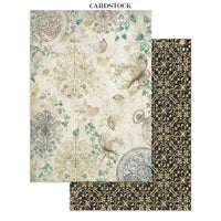 Gardens of Time - Stamperia Junk Journal Stickers, Cut-outs & Backgrounds