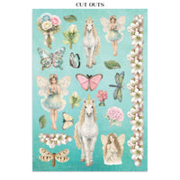 Wonderland - Stamperia Junk Journal Stickers, Cut-outs & Backgrounds