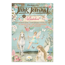 Wonderland - Stamperia Junk Journal Stickers, Cut-outs & Backgrounds