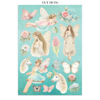 Wonderland - Stamperia Junk Journal Stickers, Cut-outs & Backgrounds