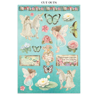 Wonderland - Stamperia Junk Journal Stickers, Cut-outs & Backgrounds