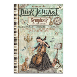 Symphony - Printed Art Junk Journal - Stickers, Cut-Outs, Backgrounds
