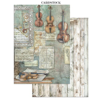 Symphony - Printed Art Junk Journal - Stickers, Cut-Outs, Backgrounds