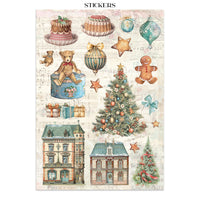 Winter Magic - Printed Art Junk Journal: Stickers, Cut-Outs, Backgrounds For Art And Craft