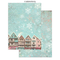 Winter Magic - Printed Art Junk Journal: Stickers, Cut-Outs, Backgrounds For Art And Craft