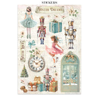 Winter Magic - Printed Art Junk Journal: Stickers, Cut-Outs, Backgrounds For Art And Craft