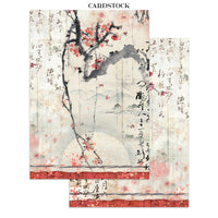 Oriental Garden - Stamperia Printed Art Junk Journal: Stickers, Cut-Outs, Backgrounds