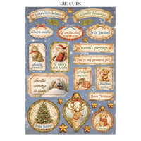 Silent Night - Printed Art Junk Journal: Stickers, Cut-Outs, Backgrounds For Art And Craft