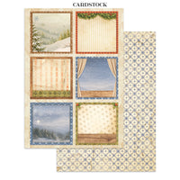 Silent Night - Printed Art Junk Journal: Stickers, Cut-Outs, Backgrounds For Art And Craft