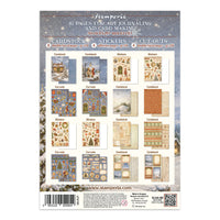 Silent Night - Printed Art Junk Journal: Stickers, Cut-Outs, Backgrounds For Art And Craft