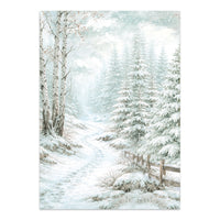 White Christmas - Printed Art Junk Journal: Stickers, Cut-Outs, Backgrounds For Art And Craft