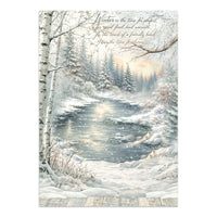 White Christmas - Printed Art Junk Journal: Stickers, Cut-Outs, Backgrounds For Art And Craft