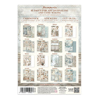 White Christmas - Printed Art Junk Journal: Stickers, Cut-Outs, Backgrounds For Art And Craft