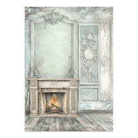 White Christmas - Printed Art Junk Journal: Stickers, Cut-Outs, Backgrounds For Art And Craft