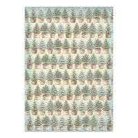 White Christmas - Printed Art Junk Journal: Stickers, Cut-Outs, Backgrounds For Art And Craft